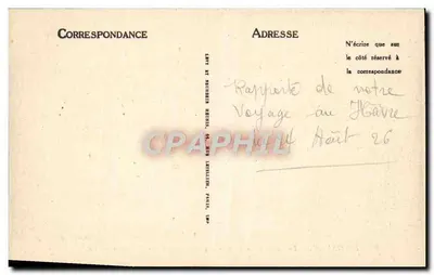 Le Havre — Le Nice-Havrais — widok panoramiczny na Le Havre — LL — Rewers