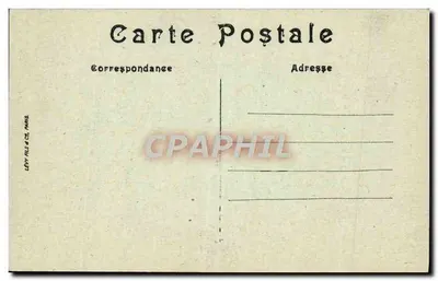 Fontainebleau — A Floresta — A Cadeira Marie — LL — n°182 — Verso