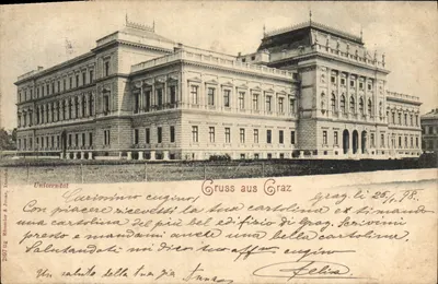 Universidade de Graz — edifício da Universidade de Graz — editor Römmel & Jonas, n° 2597