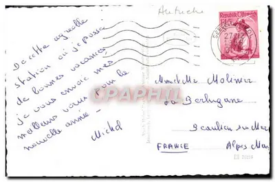 Seefeld 1.200 m — Tirol — editor desconhecido, n° 8038 — Verso