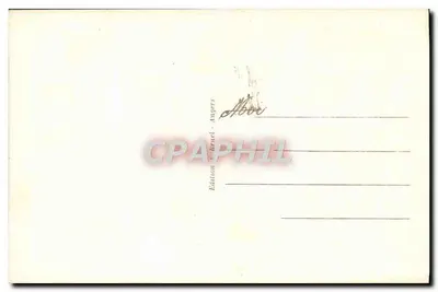 Zamek CHAMBORD (XVI wiek) - Front północny - A.B. — Rewers