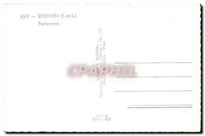 Epernon (E.-et-L.) — Panorama — E. Mignony — Verso
