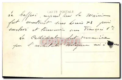 Dreux (E-et-L.) — Algemene uitzicht genomen vanaf het Kasteel — uitgever: Malassis & Cie, n° 321 — Achterkant