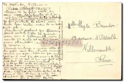Wnętrze Katedry w Chartres — Le Dégombulatoire — Wydawca VON — Rewers