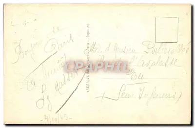 Paris - La Madeleine und die Rue Royale — Lader, n°13 — Rückseite