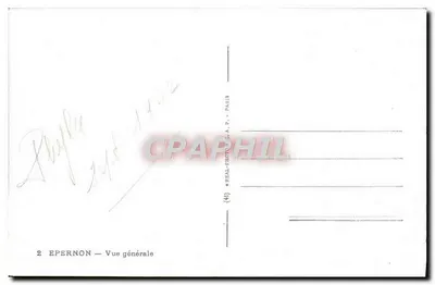 Epernon — Widok ogólny — REAL-PRÉCART - A.P. - PARYŻ — Rewers