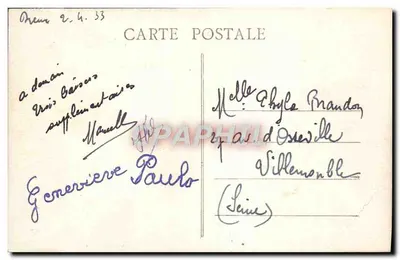 Dreux (E.-et-L.) - Algemene uitzicht — Foucault, uitg. Dreux — Achterkant