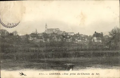 Lormes — Vista tirada da Linha Ferroviária — editor anônimo, n° 571