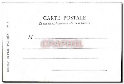 Paryż — Arc de Triomphe — Kolekcja Petit Parisien, nr 4 — Rewers