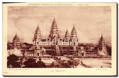 Angkor-Vat — Exposição Colonial Internacional — Paris 1931 — Blanche, Archs. n°140