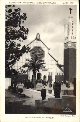 Międzynarodowa Wystawa Kolonialna — Paryż 1934 — Misje Katolickie — Paul Tournon, Arch.