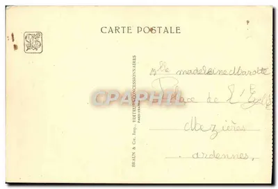 Stara pocztówka Ekspozycja Kolonialna Międzynarodowa Paryż 1931 Północ Maroka — Rewers