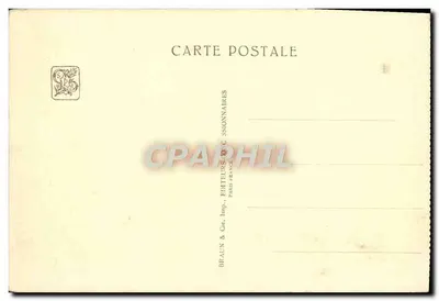 Wystawa Kolonialna Międzynarodowa — Paryż 1931 — Sekcja Tunezyjska — Widok na Plac Publiczny — Kawiarnia Maurska — Rewers
