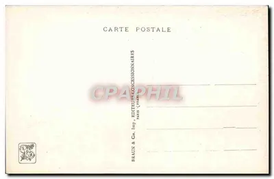 앙코르 신전 — 파리 국제 식민지 박람회 1931 — Auberlet 조각가 - Blanche 건축가 — 뒷면