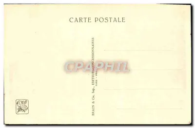 Sekcja Indochiny — Laos — Biblioteka i Pagoda — Międzynarodowa Wystawa Kolonialna — Paryż 1931 — Rewers