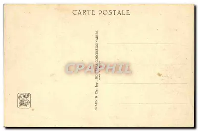 Angkor-Vat — Galerie intérieure — Exposition Coloniale Internationale — Paris 1931 — Éditeur : Blanche, Architectes — Verso
