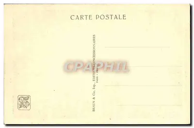 Świątynia Angkor Wat — Międzynarodowa Eksponat Kolonialny — Paryż 1931 — Auberlet, Rzeźbiarz — nr 128 — Rewers