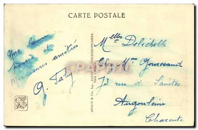 Stara pocztówka Eksponat Kolonialny Międzynarodowy w Paryżu 1931 Sala Pani z Państwami Holandzkimi Front główny — Rewers