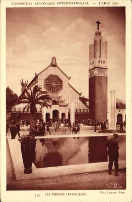 Międzynarodowa Wystawa Kolonialna — Paryż 1931 — Misje Katolickie — Paul Tournon, Arch.