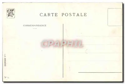 Jardim e Casa de chá Corcellet — Exposição Internacional dos Artes Decorativas — Paris 1925 — GORSKY F.° N° 2 — Verso