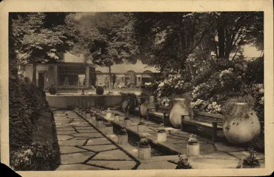 Ogród Pałacu Corcelle — Międzynarodowa Wystawa Sztuki Dekoracyjnej 1925 — Jos. Marrast, Arch.