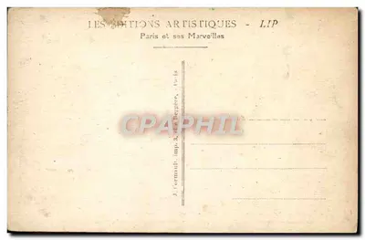 Pavilhão dos Magasins "Aux Galeries Lafayette" — Exposição Internacional dos Artes Decorativas — Paris 1925 — Verso