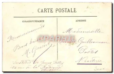 Auxerre — Wieża zegarowa — LL — Rewers