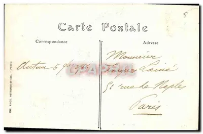 Autun — Wieże obronne średniowieczne — ND. Fot. — Rewers