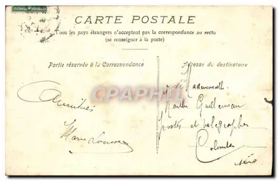 Tonnerre — Widok z Chamboudan — E. Durand, Fotograf z Tonnerre — Rewers