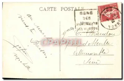 SENS — La Poterne — Apppfel, éditeur à Sens — Verso