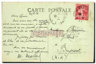 Nevers — Pałac Ducalny — Zbudowany w 1608 roku przez Karola II de Gonzague — Rewers