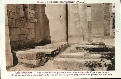 Quarré-les-Tombes (Yonne) — As tumbas — Bazin, edit., 6-30