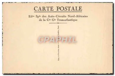 Marrakech — Rynek Riad Zitoun Djedid — Wydawnictwo Auto-Circuits Nord-Africains — Rewers