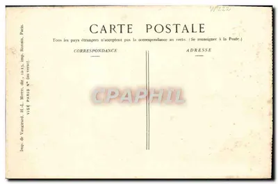 SOMMESOUS — Aufgeplatztes Geschützschutzhaus in der Straße — Ed. Pays de France, n°120 — Rückseite