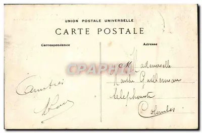 Troyes — Le Monument des Enfants de l'Aube et la Gare — Collection T. G. — Verso