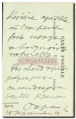 Pitkorskie widoki Ardèche — Skoczek i skały — Bruvel, fot. Alais — Rewers