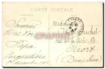 L'ARDÈCHE PITTORESQUE — LARGENIÈRE — Ruínas da Torre Faujan — editor não visível — Verso