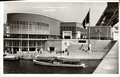 Pavilhão da Bélgica — Exposição Internacional de Paris 1937 — Editor H. Châtil