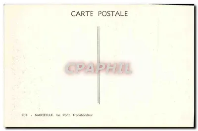 Marselha — O Ponte Transbordeur — n°01 — Verso
