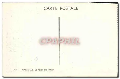 Marseille — Quai des Belges — n° 136 — Rewers