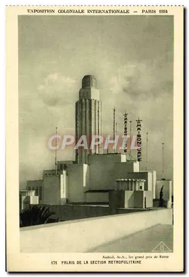 Palácio da Seção Metropolitana — Exposição Colonial Internacional — Paris 1931 — Audoal, Arq. — 1º grande prêmio de Roma