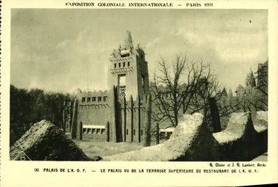 Palácio da A.O.F. — Exposição Colonial Internacional — Paris 1931