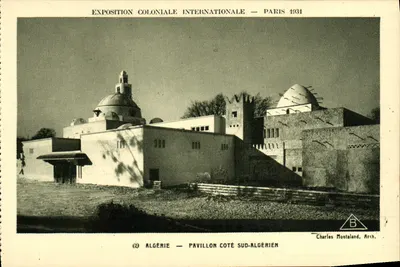 Exposição Colonial Internacional — Paris 1934 — Argélia — Pavilhão Lado Sul-Argelino — Charles Montaland, Arq.