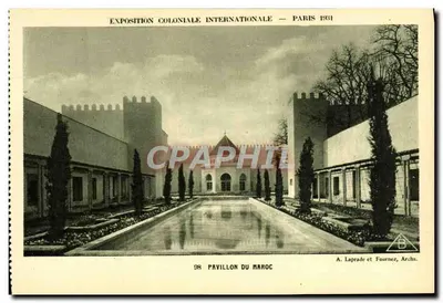 Pavillon do Marrocos — Exposição Colonial Internacional — Paris 1931 — A. Laprade et Fournier, Arch.