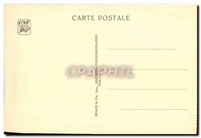 Exposição Colonial Internacional — Paris 1934 — O Jardim do Congo Belga — Pavilhão dos Transportes — Verso