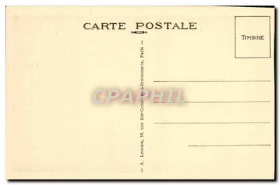Malmaison (S.-et-O.) — Le Premier Consul, par Isabey — édition Fuy — Verso