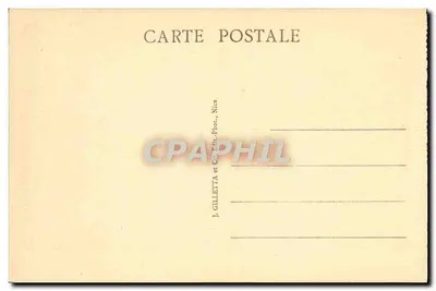 L'Escarène (A.-M.) — O Viaduto e a Estação Nice-Coni — Editor Gilletta — Verso