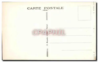 Bourges — Hotel de Ville — Wydawca E. Maquaire — Rewers