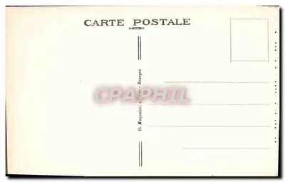 Bourges — Absydę katedry — E. Maquaire, wydawca — Rewers
