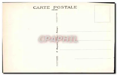 Bourges - Hôtel pocztowy, Façada ulicy Moyenne — Wydawca E. Maquaire, nr 333 — Rewers